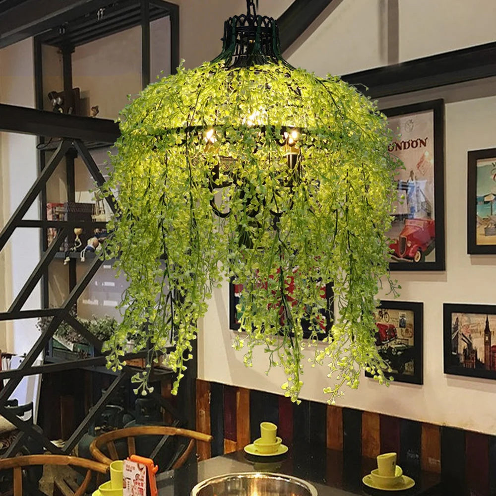 Pendant Chandelier | Metal & Acrylic Shades | 3-Light