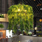 Pendant Chandelier | Metal & Acrylic Shades | 3-Light
