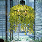 Pendant Chandelier | Metal & Acrylic Shades | 3-Light