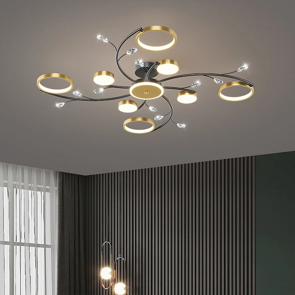 Pendant Chandelier | Soft-Dimming LED | 8 Or 10 Lights