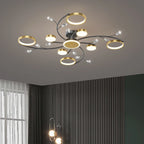 Pendant Chandelier | Soft-Dimming LED | 8 Or 10 Lights