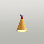 Pendant Lamp | Bird-Shaped Ceramic Shade & Metal Canopy | E12/E14 Socket