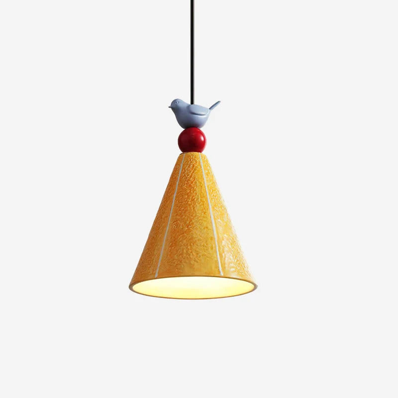 Pendant Lamp | Ceramic Shade & Dimmer-Compatible | Dia 17 cm x H 30 cm