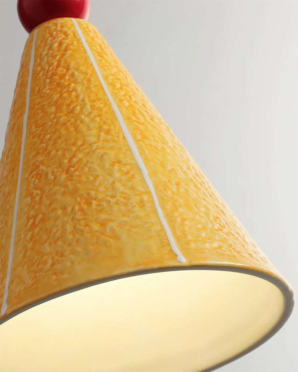 Pendant Lamp | Ceramic Shade & Dimmer-Compatible | Dia 17 cm x H 30 cm