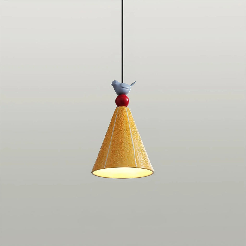 Pendant Lamp | Ceramic Shade & Dimmer-Compatible | Dia 17 cm x H 30 cm