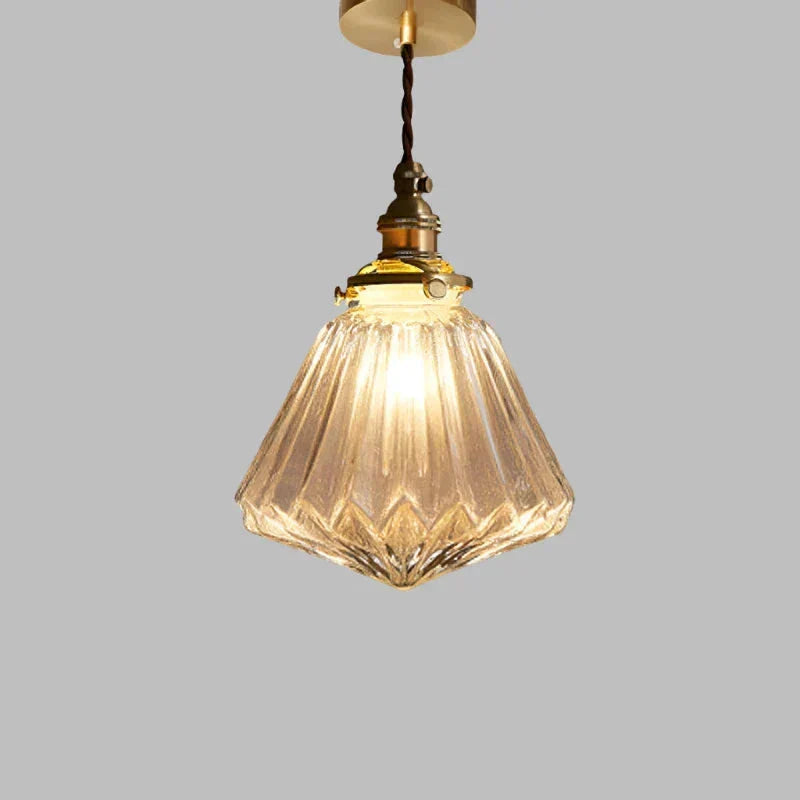 Pendant Lamp | Crystal Glass Globe & E27 Socket