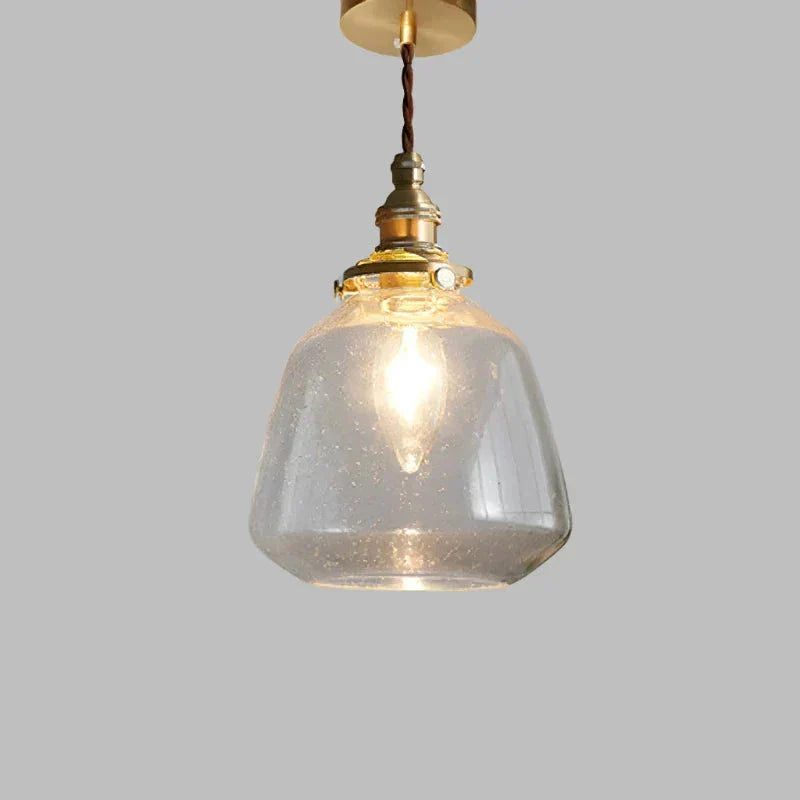 Pendant Lamp | Crystal Glass Globe & E27 Socket