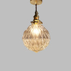 Pendant Lamp | Crystal Glass Globe & E27 Socket