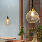 Pendant Lamp | Crystal Glass Globe & E27 Socket