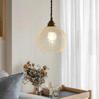 Pendant Lamp | Crystal Glass Globe & E27 Socket