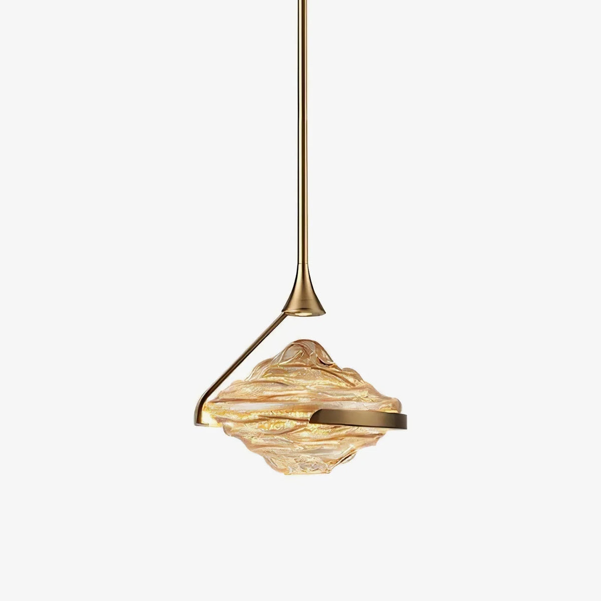 Pendant Lamp | Crystal Glass & Integrated LED | Ø25 cm Adjustable Height