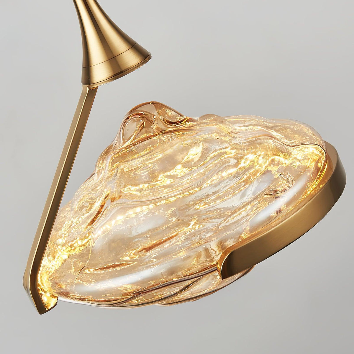 Pendant Lamp | Crystal Glass & Integrated LED | Ø25 cm Adjustable Height