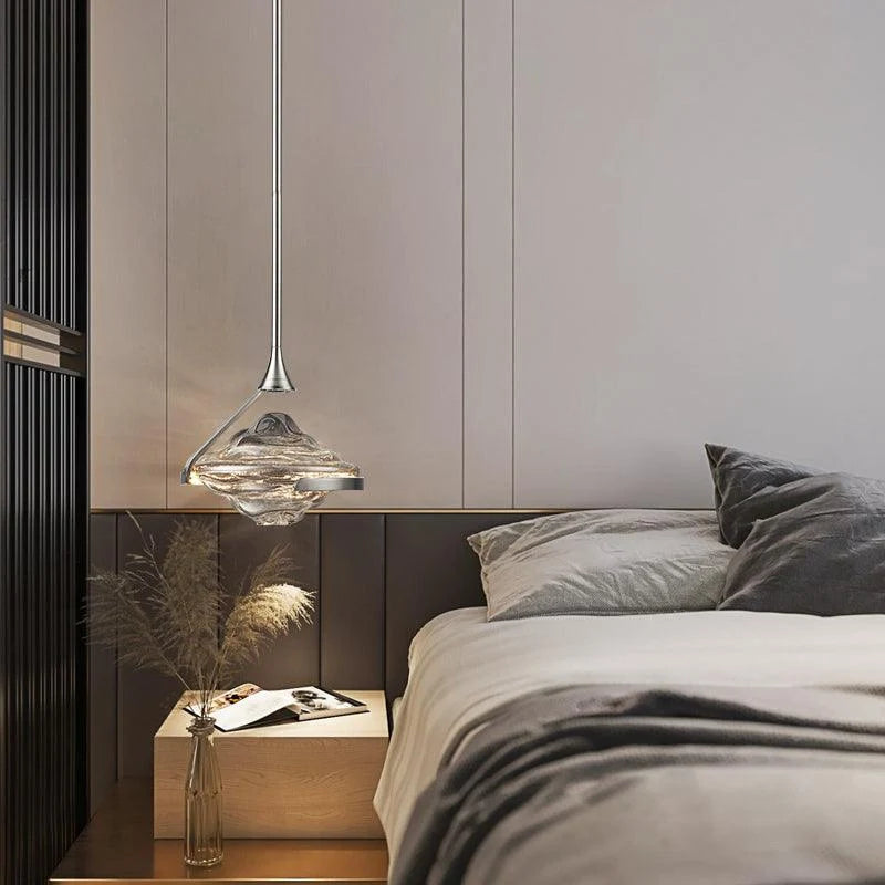 Pendant Lamp | Crystal Glass & Integrated LED | Ø25 cm Adjustable Height