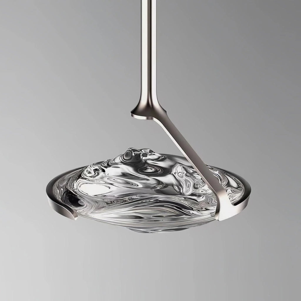 Pendant Lamp | Crystal Glass & Integrated LED | Ø25 cm Adjustable Height