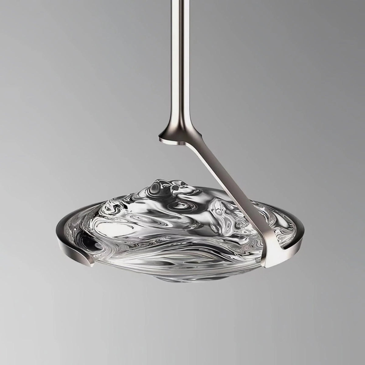 Pendant Lamp | Crystal Glass & Integrated LED | Ø25 cm Adjustable Height