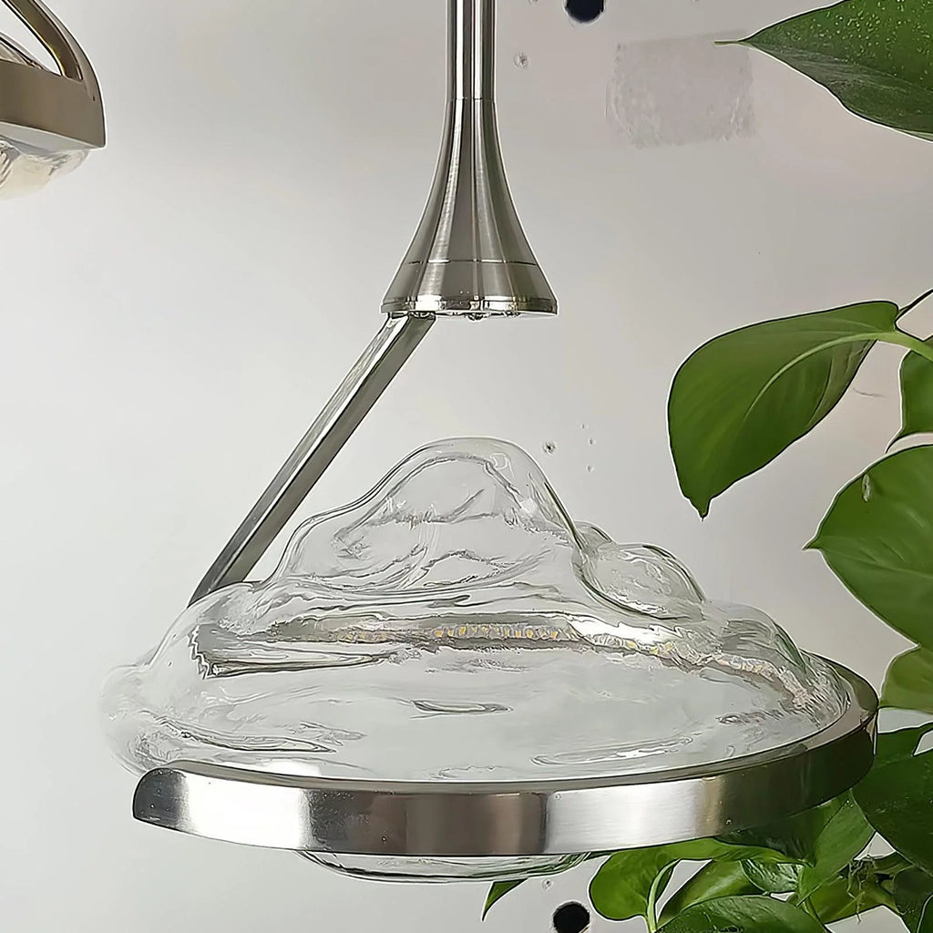 Pendant Lamp | Crystal Glass & Integrated LED | Ø25 cm Adjustable Height