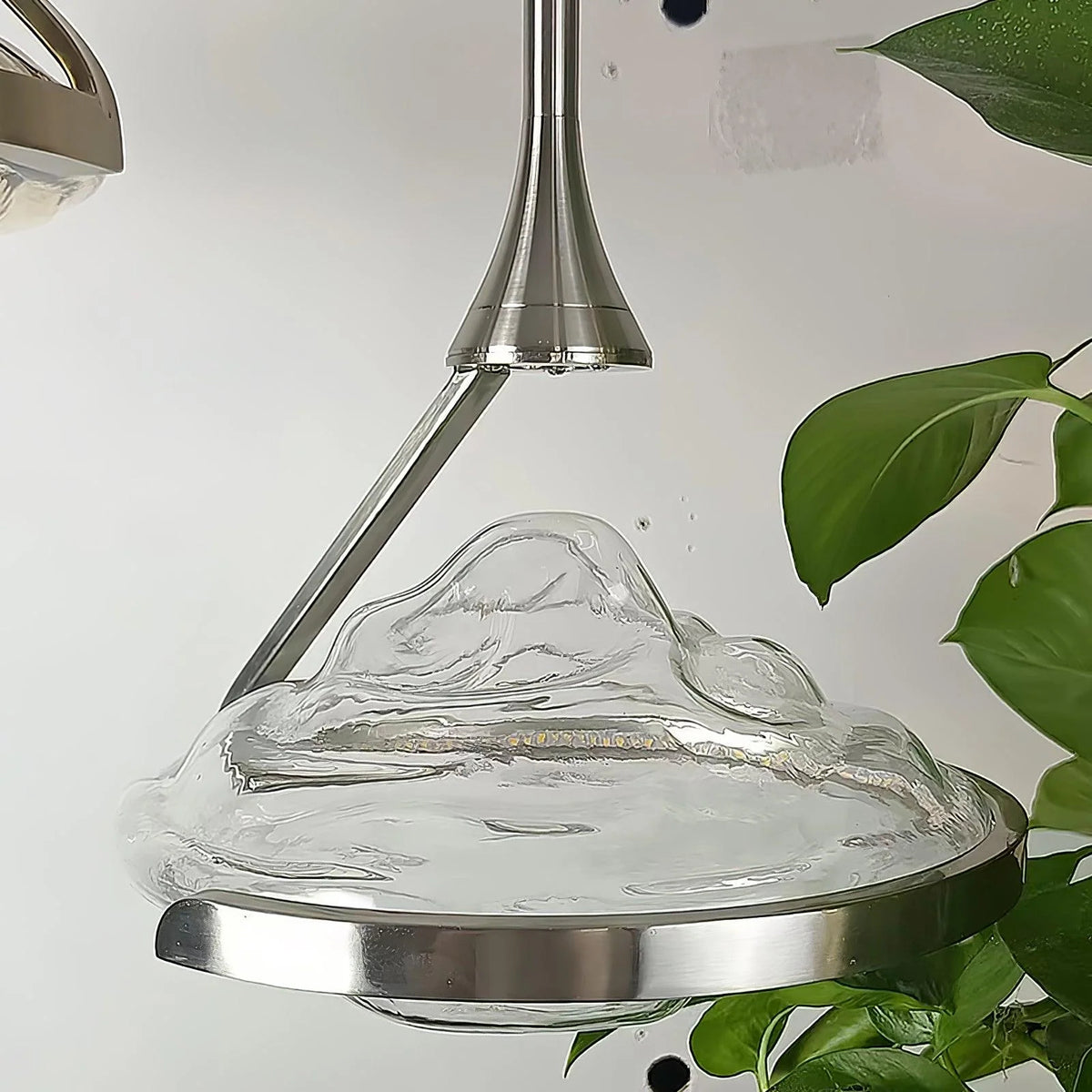 Pendant Lamp | Crystal Glass & Integrated LED | Ø25 cm Adjustable Height