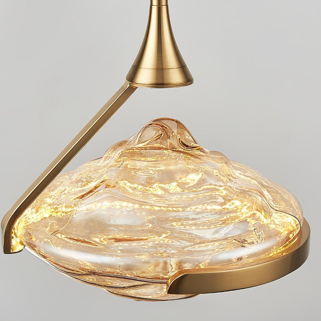 Pendant Lamp | Crystal Glass & Integrated LED | Ø25 cm Adjustable Height