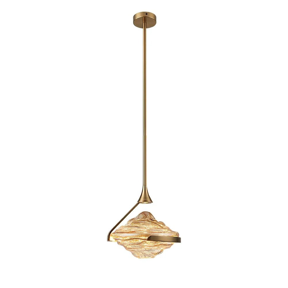Pendant Lamp | Crystal Glass & Integrated LED | Ø25 cm Adjustable Height