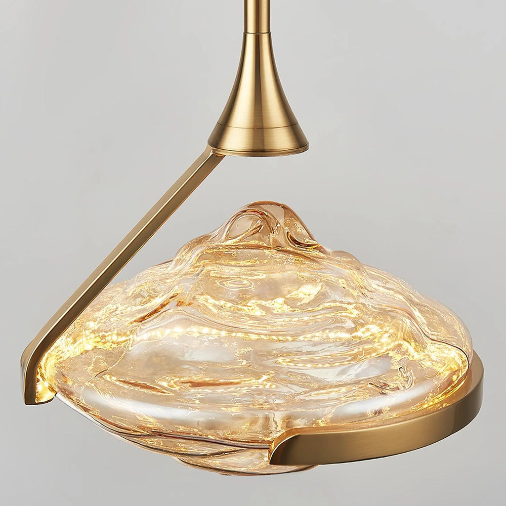 Pendant Lamp | Crystal Glass & Integrated LED | Ø25 cm Adjustable Height