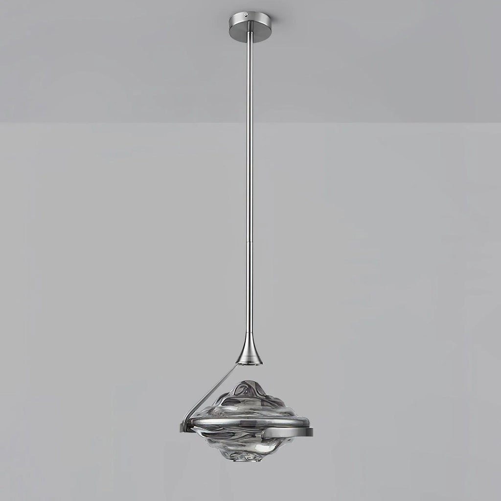 Pendant Lamp | Crystal Glass & Integrated LED | Ø25 cm Adjustable Height
