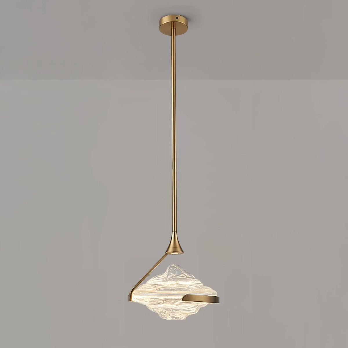 Pendant Lamp | Crystal Glass & Integrated LED | Ø25 cm Adjustable Height