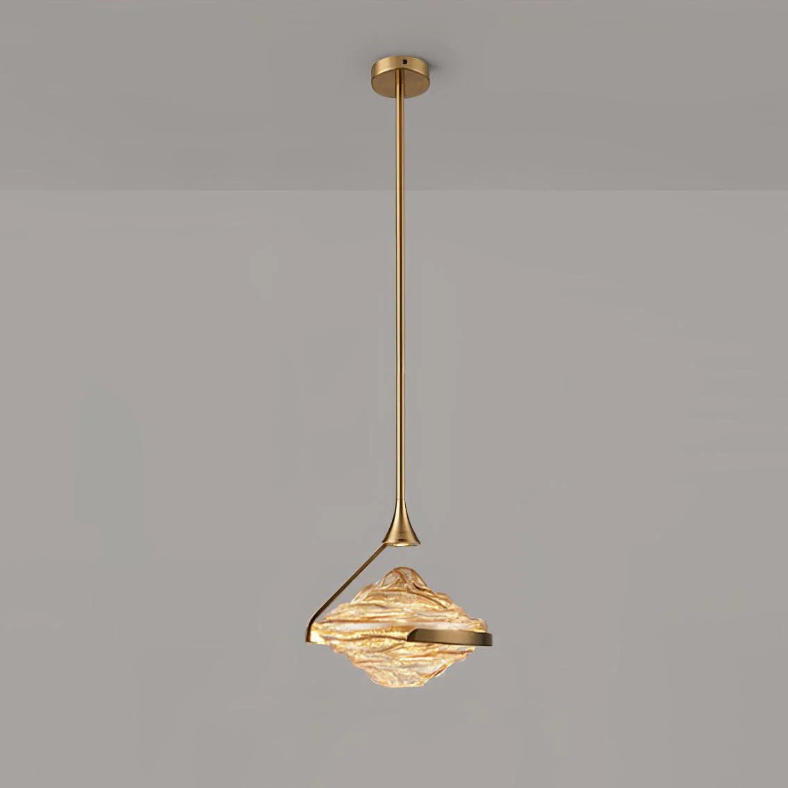 Pendant Lamp | Crystal Glass & Integrated LED | Ø25 cm Adjustable Height