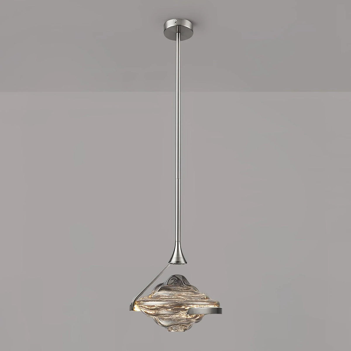 Pendant Lamp | Crystal Glass & Integrated LED | Ø25 cm Adjustable Height