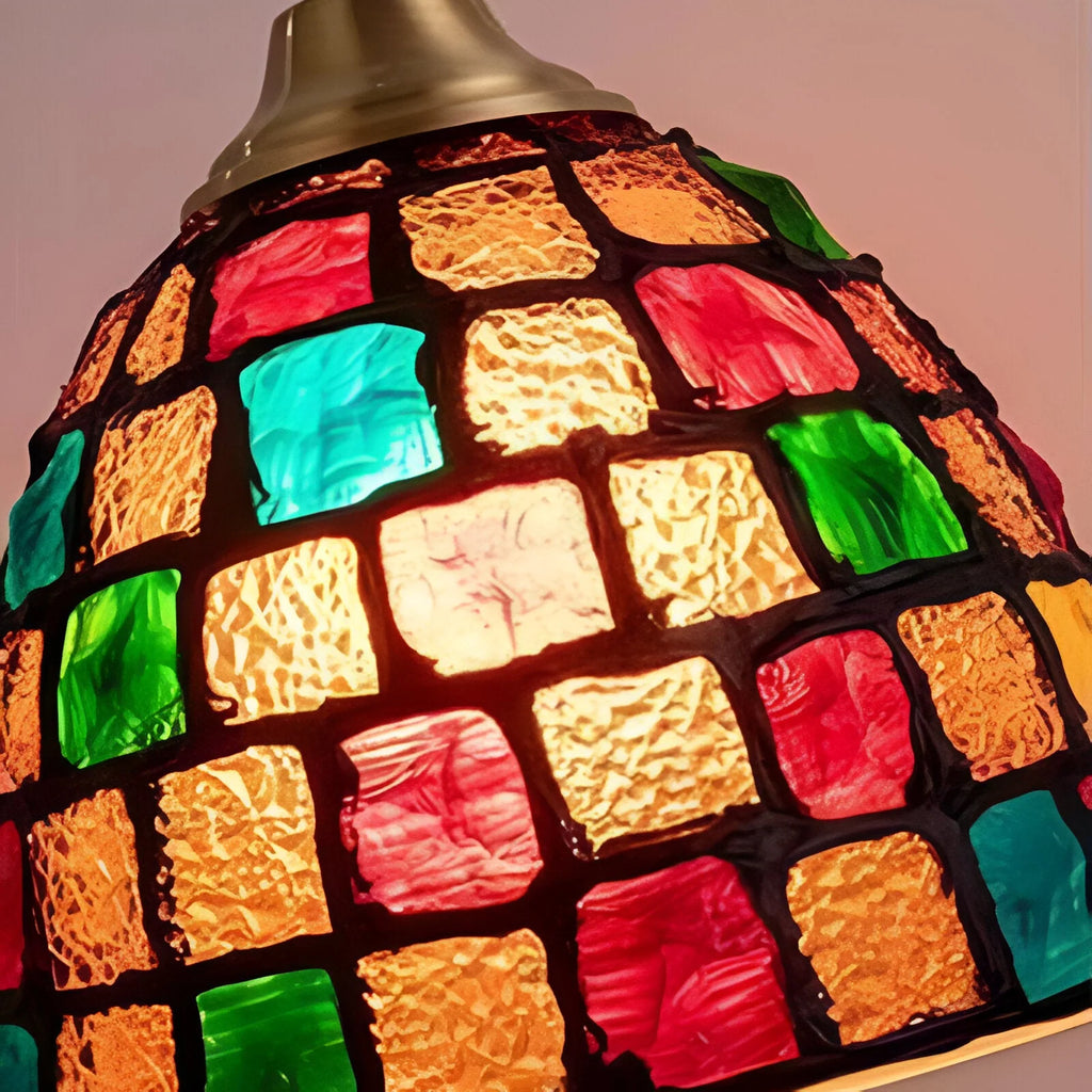 Pendant Lamp | Handmade Shell Shade & Brass Body | Adjustable Height
