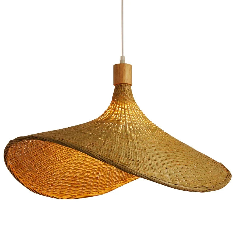 Pendant Lamp | Handwoven Bamboo Basket | Multiple Sizes