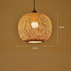 Pendant Lamp | Handwoven Rattan & Warm Ambient Light | E27 Socket