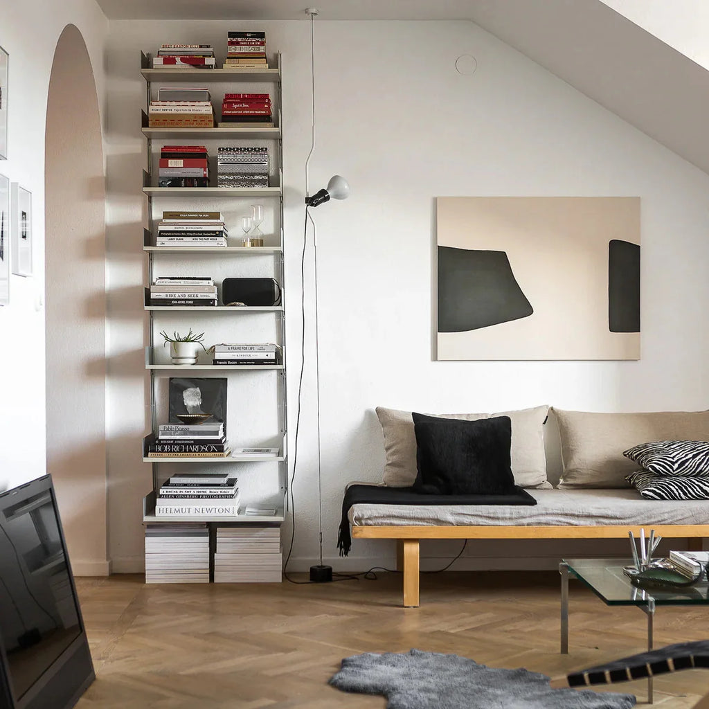 Pendant Lamp | Height-Adjustable Cable Slide & Dimmable | Nickel-Plated Tube Shade