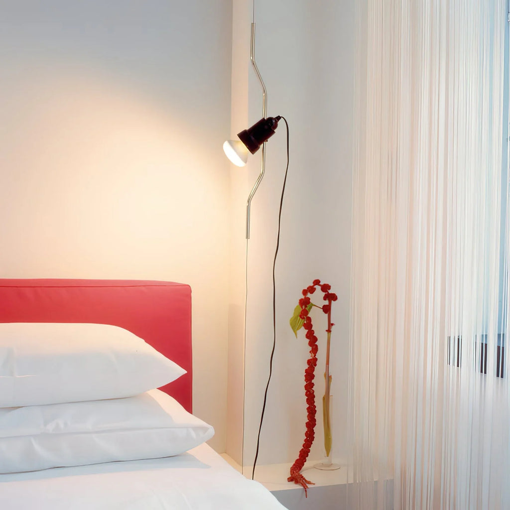 Pendant Lamp | Height-Adjustable Cable Slide & Dimmable | Nickel-Plated Tube Shade