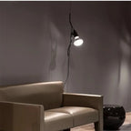 Pendant Lamp | Height-Adjustable Cable Slide & Dimmable | Nickel-Plated Tube Shade