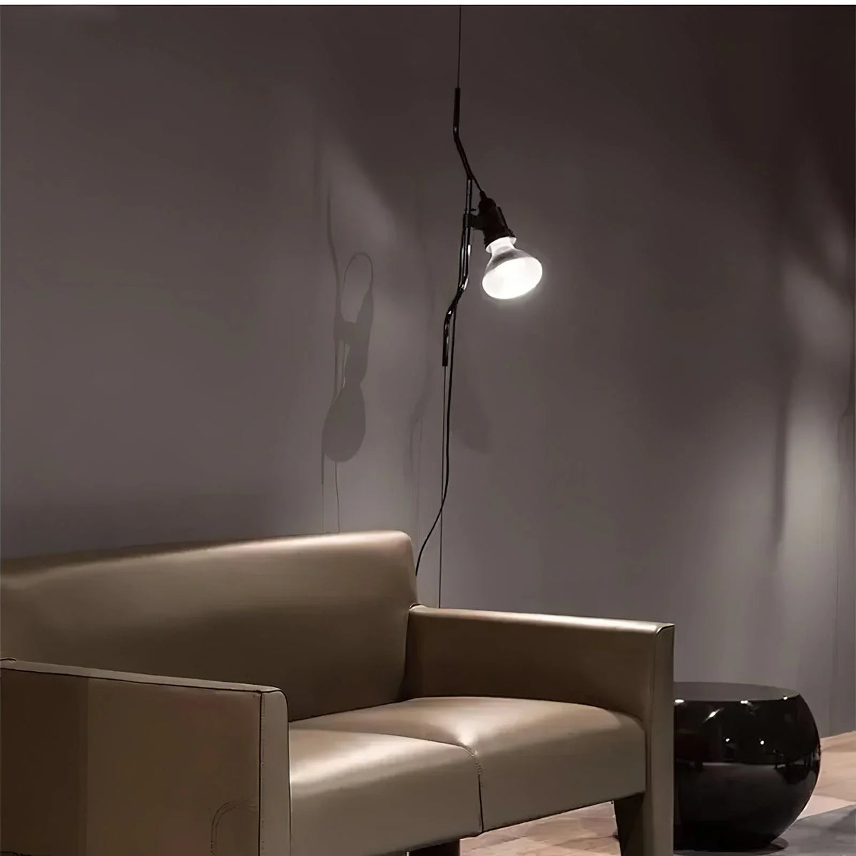 Pendant Lamp | Height-Adjustable Cable Slide & Dimmable | Nickel-Plated Tube Shade