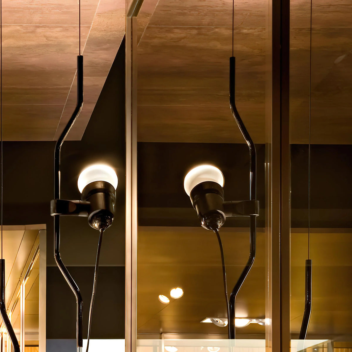Pendant Lamp | Height-Adjustable Cable Slide & Dimmable | Nickel-Plated Tube Shade