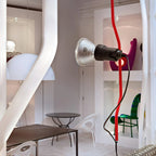 Pendant Lamp | Height-Adjustable Cable Slide & Dimmable | Nickel-Plated Tube Shade