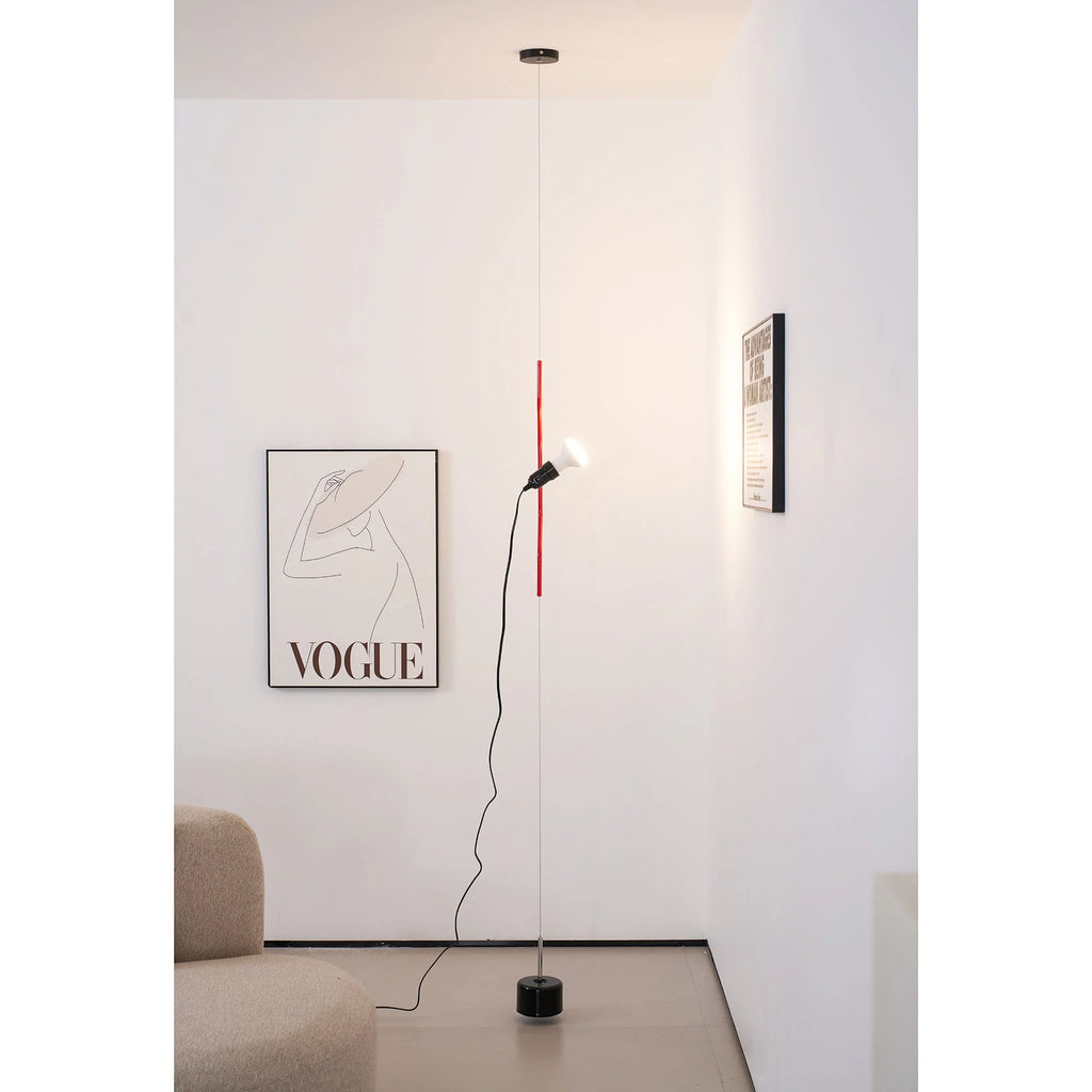 Pendant Lamp | Height-Adjustable Cable Slide & Dimmable | Nickel-Plated Tube Shade