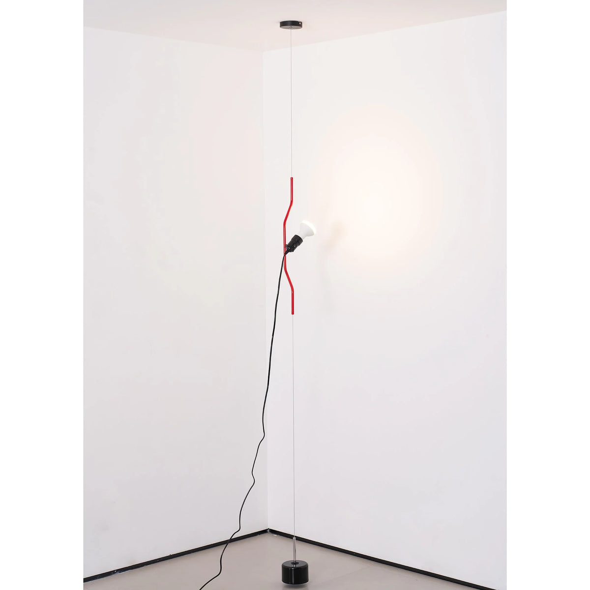 Pendant Lamp | Height-Adjustable Cable Slide & Dimmable | Nickel-Plated Tube Shade