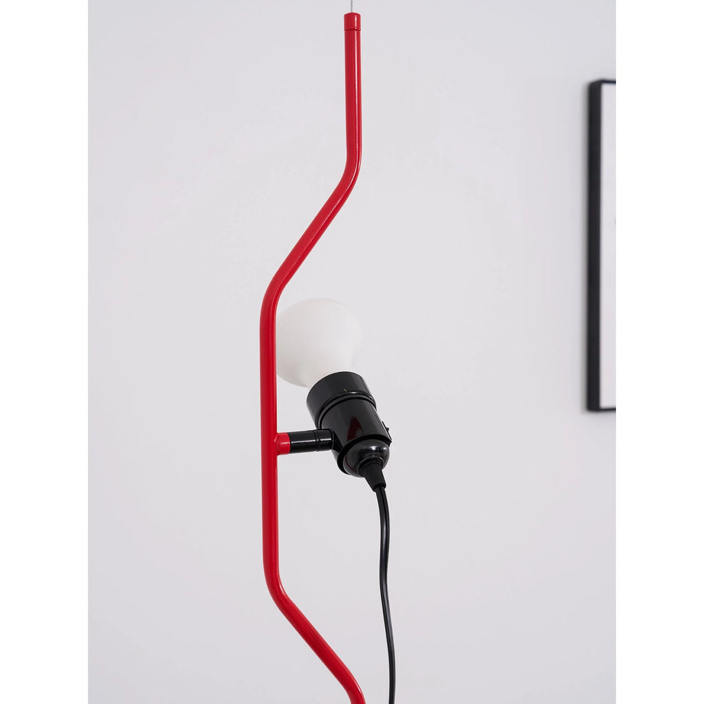 Pendant Lamp | Height-Adjustable Cable Slide & Dimmable | Nickel-Plated Tube Shade