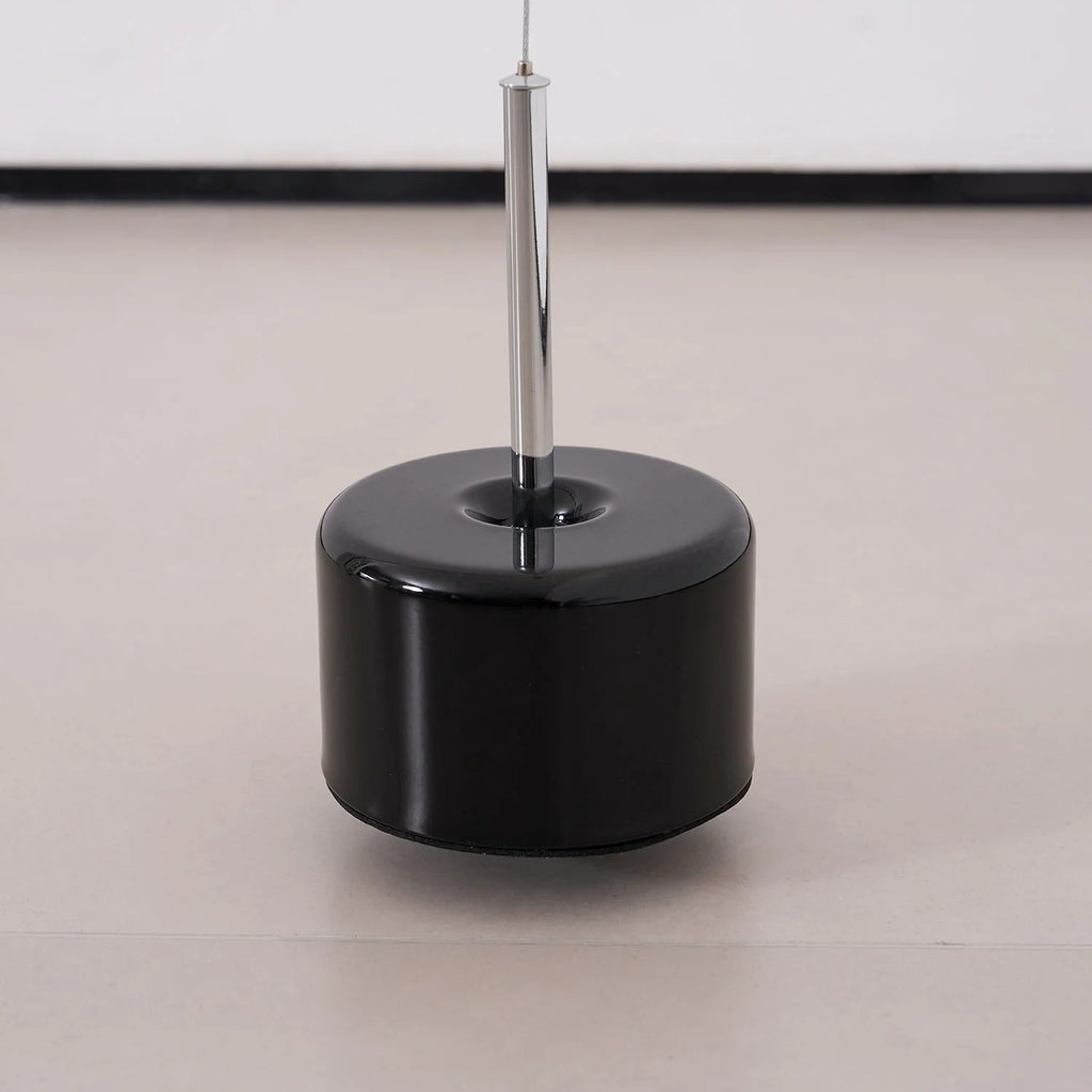 Pendant Lamp | Height-Adjustable Cable Slide & Dimmable | Nickel-Plated Tube Shade