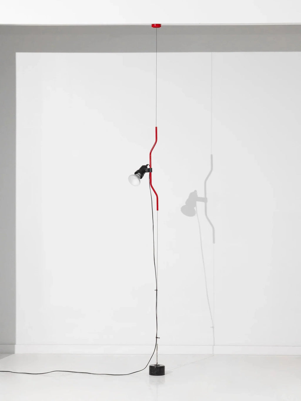 Pendant Lamp | Height-Adjustable Cable Slide & Dimmable | Nickel-Plated Tube Shade