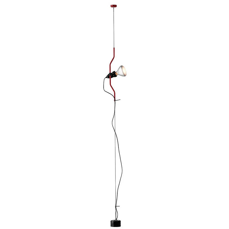 Pendant Lamp | Height-Adjustable Cable Slide & Dimmable | Nickel-Plated Tube Shade