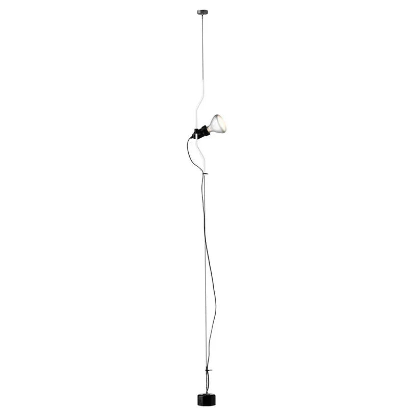 Pendant Lamp | Height-Adjustable Cable Slide & Dimmable | Nickel-Plated Tube Shade