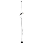 Pendant Lamp | Height-Adjustable Cable Slide & Dimmable | Nickel-Plated Tube Shade