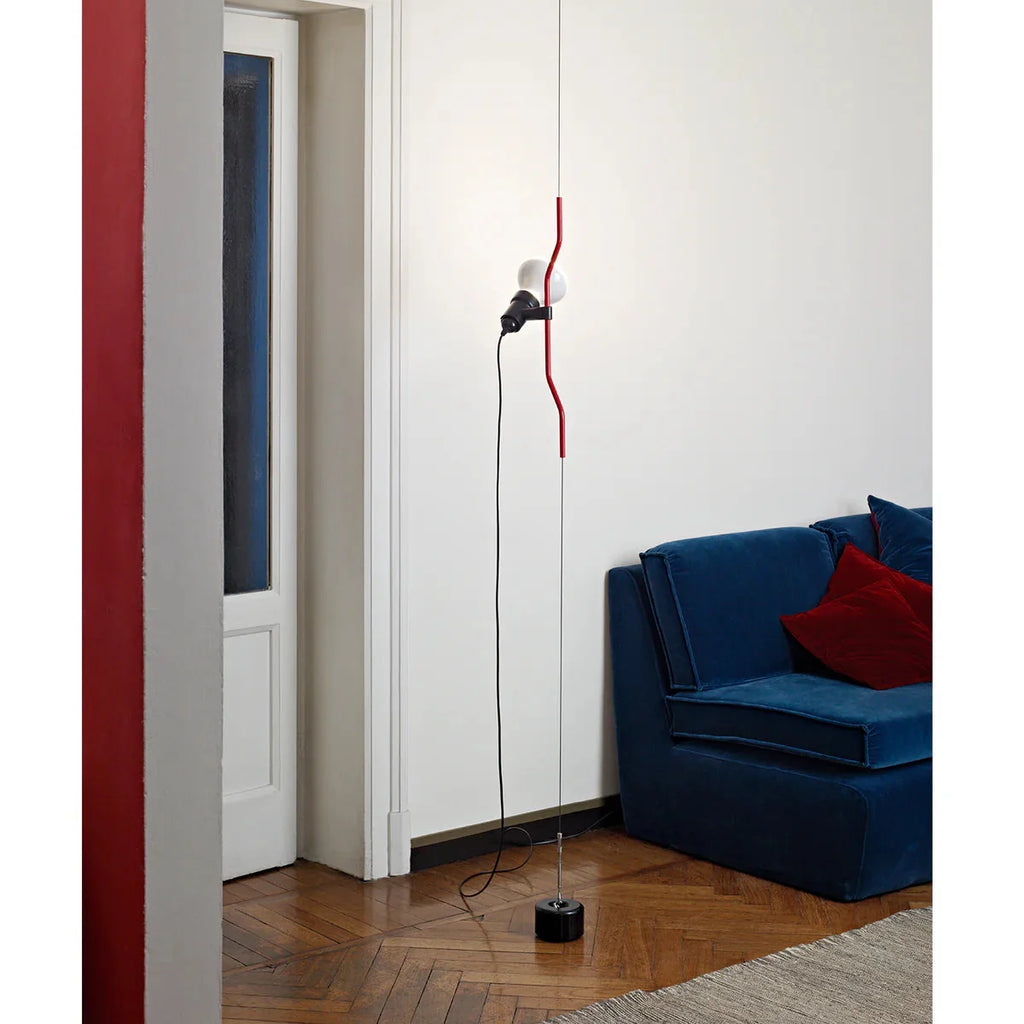 Pendant Lamp | Height-Adjustable Cable Slide & Dimmable | Nickel-Plated Tube Shade
