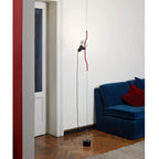 Pendant Lamp | Height-Adjustable Cable Slide & Dimmable | Nickel-Plated Tube Shade