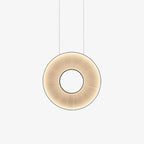 Pendant Lamp | Integrated LED & Fabric Shade | Damp-Rated