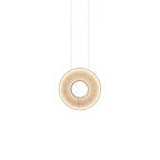 Pendant Lamp | Integrated LED & Fabric Shade | Damp-Rated