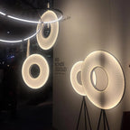 Pendant Lamp | Integrated LED & Fabric Shade | Damp-Rated